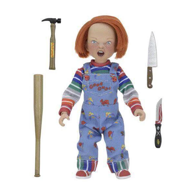 NECA  Good Guys Child's Play Chucky Real Clothes Version PVC Action Figurs Play Doll Toy Brinquedos  (1)