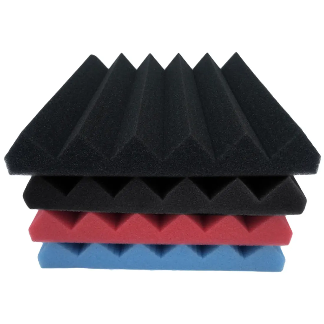 

8Pcs 300*300*25mm Acoustic Soundproof Sound Stop Absorption Soundproofing Foam for KTV Audio Room Studio Room
