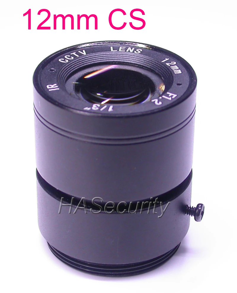 

12mm CS mount 1/3" F1.2 LENs for CCTV camera for CCD image sensor