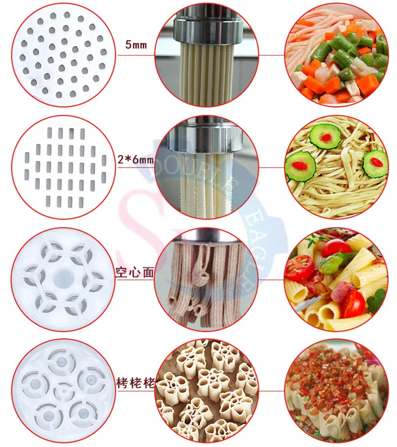 Household Small Size Hand Pressure Ramen Noodles Making Machine/Manual Stainless Steel Macaroni Forming Tool