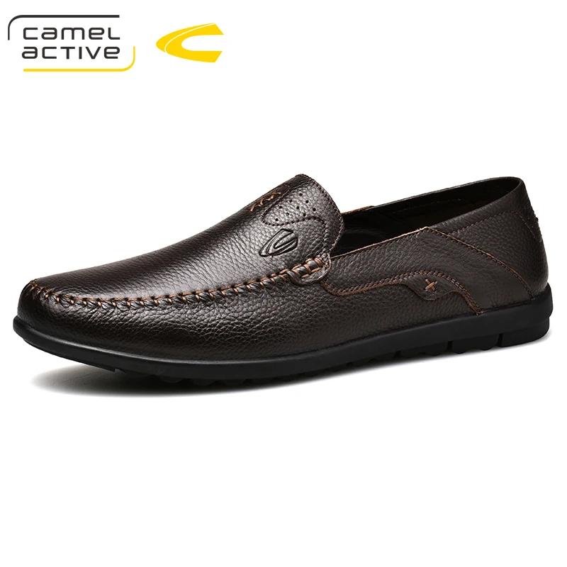 Camel Active 2018 Brand New Luxury Men Brown Loafers Patchwork Of ...