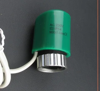 

24v 230v normally open close Electric thermal actuator for manifold underfloor heating valve calefaccion suelo radiante actuador