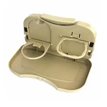 PORTABLE CAR FOLD MULTI LAPTOP DESK TABLE SEAT MOUNT CUP HOLDER DINING TRAY