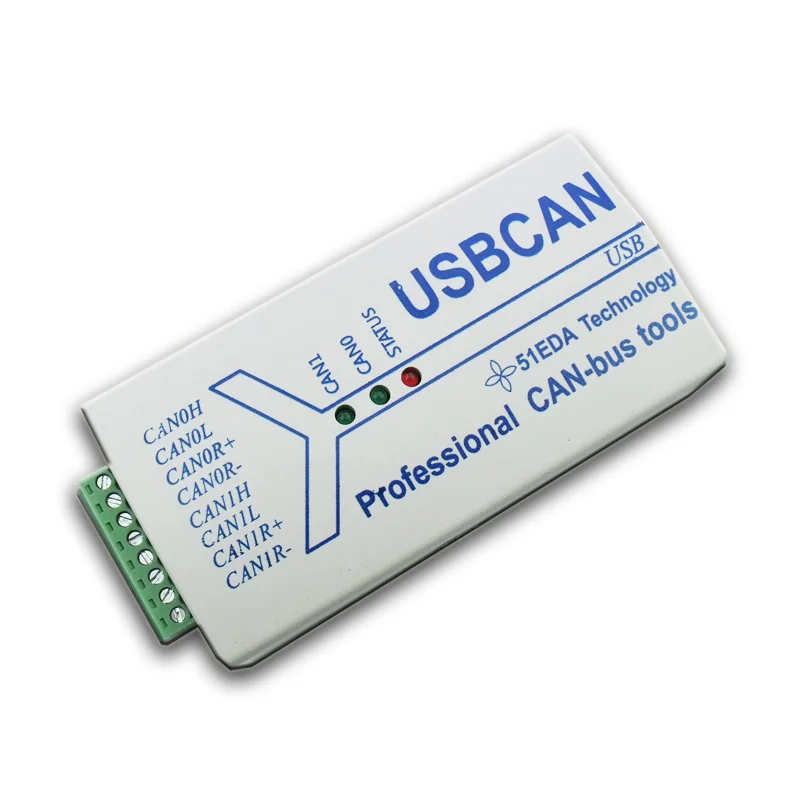 

CAN Bus Analyser USBCAN Single and Dual Channel USBCAN2 Compatible with ZLG Industrial Class 2000 V Isolation