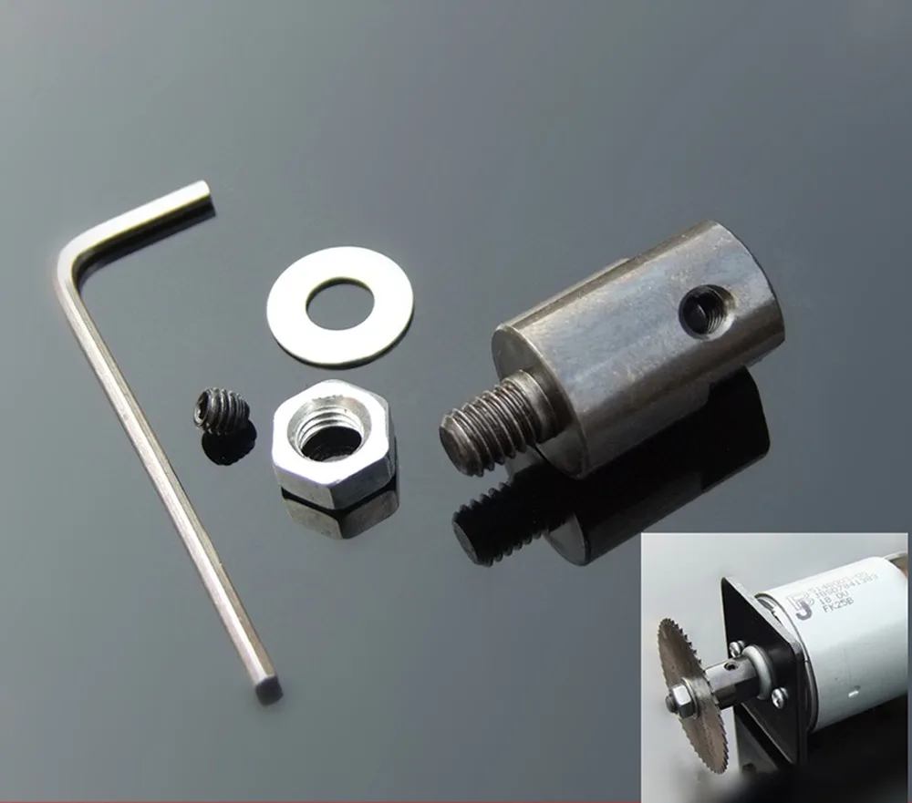 

Motor Shaft Coupler Sleeve Saw Blade Coupling Saw Chuck Adapter 3.17/4/5/6/8mm
