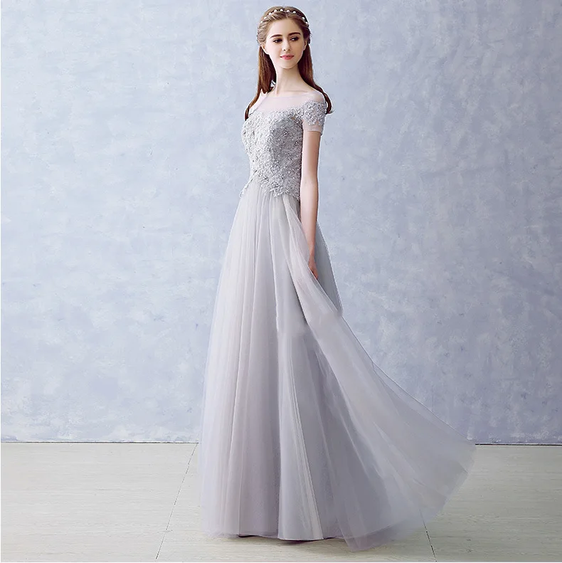 Элегантные длинные платья для подружек невесты с аппликацией Кружева Бисероплетение-up Стиль Свадебная вечеринка платье под 50 $