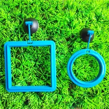 Fish Feeding Aquarium Fish Tank Ring Feeder Station Floating Food Water Plant Buoyancy Circle 1pcs