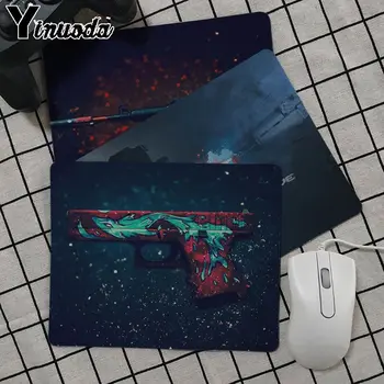 

Yinuoda New Design cs go gun Comfort Mouse Mat Gaming Mousepad Edge Locking Speed Version Game Keyboard Pad for Gamer