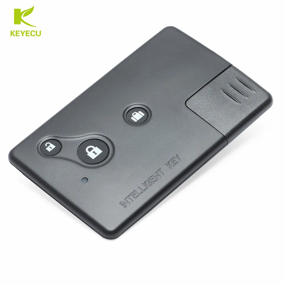KEYECU Smart Remote Key Case 3 Buttons Fob for Nissan Teana (Old Model) with Small key key case