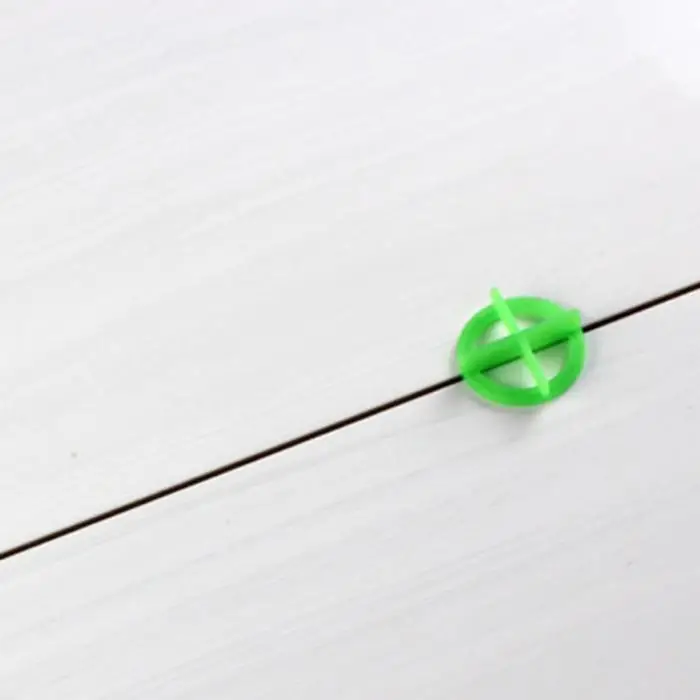 100 шт. зеленая Крестовая плитка Выравнивающая перерабатываемая пластиковая плитка Выравнивающая система основа распорка JDH99