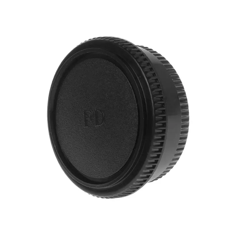 Задняя крышка объектива Крышка камеры защита от пыли пластик черный для Canon FD
