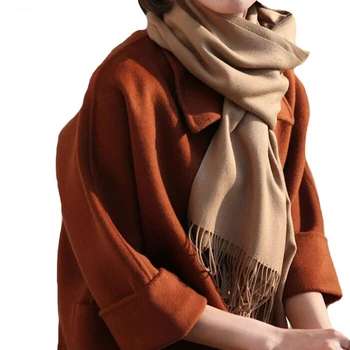 

2018 Brand Women Scarf Fashion Soild Autumn Winter Cashmere Scarves Lady Warmer Pashmina Long Shawl Wraps Bandana Foulard Female