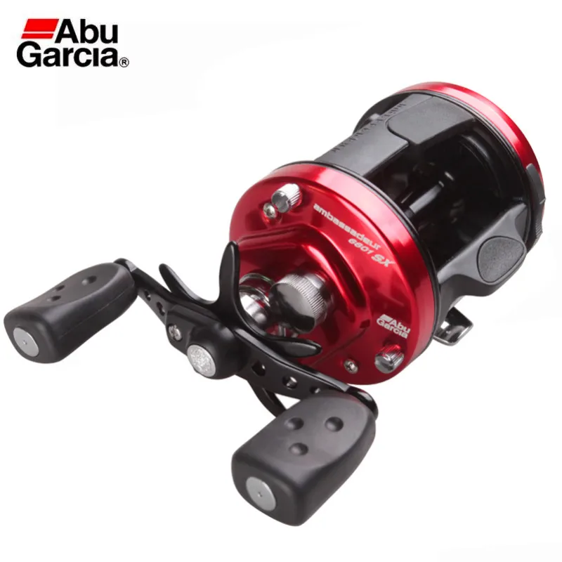 Abu Garcia Ambassadeur SX 6600/6601 Drum Reel 3+1BB 5.3:1 Bait Casting Fishing Reel 5.6KG Drum Coil Wheel Carretilha De Pesca