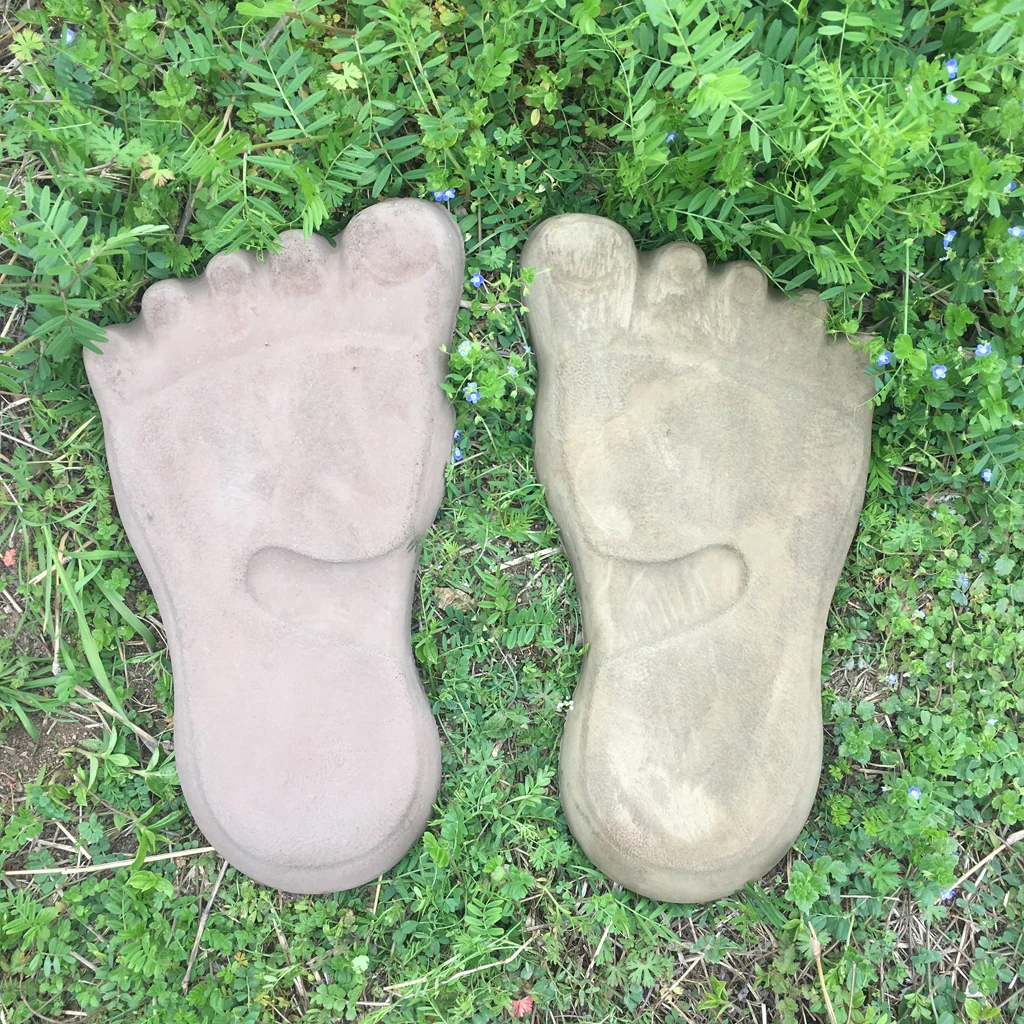 Driveway Paving Pavement Mold Concrete Stepping Stone Path Maker-Footprint