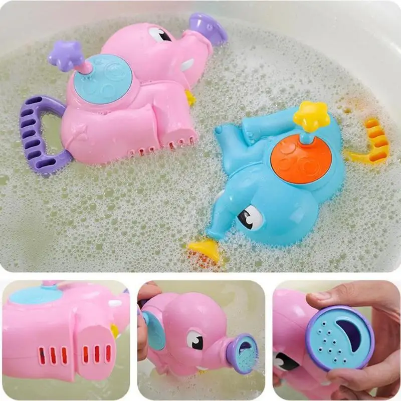 Слон ванная комната Интерактивная душевая Ванна брызгающая игрушка детский кран плавательный пляж игрушки водные игры для детей Детские игрушки для ванной