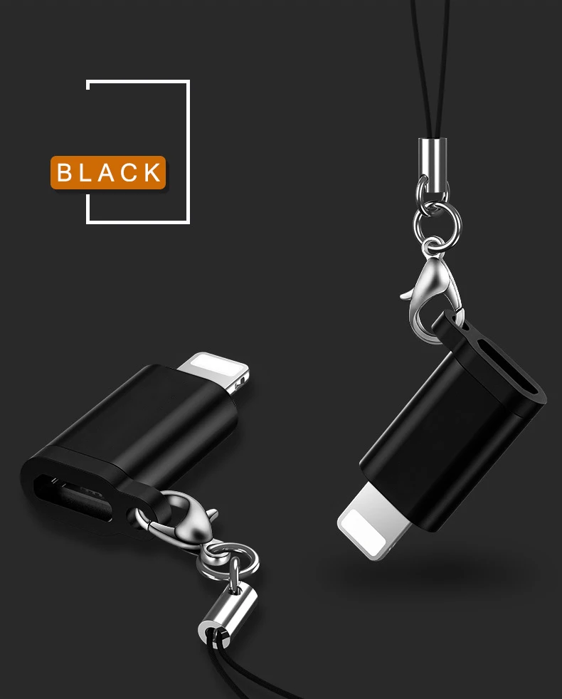 !ACCEZZ 4PC OTG Adapter Micro USB Female To Lighting 8 Pin For iphone X XS MAX XR 7 8 6S Plus Phone Data Sync Charger Converter (9)