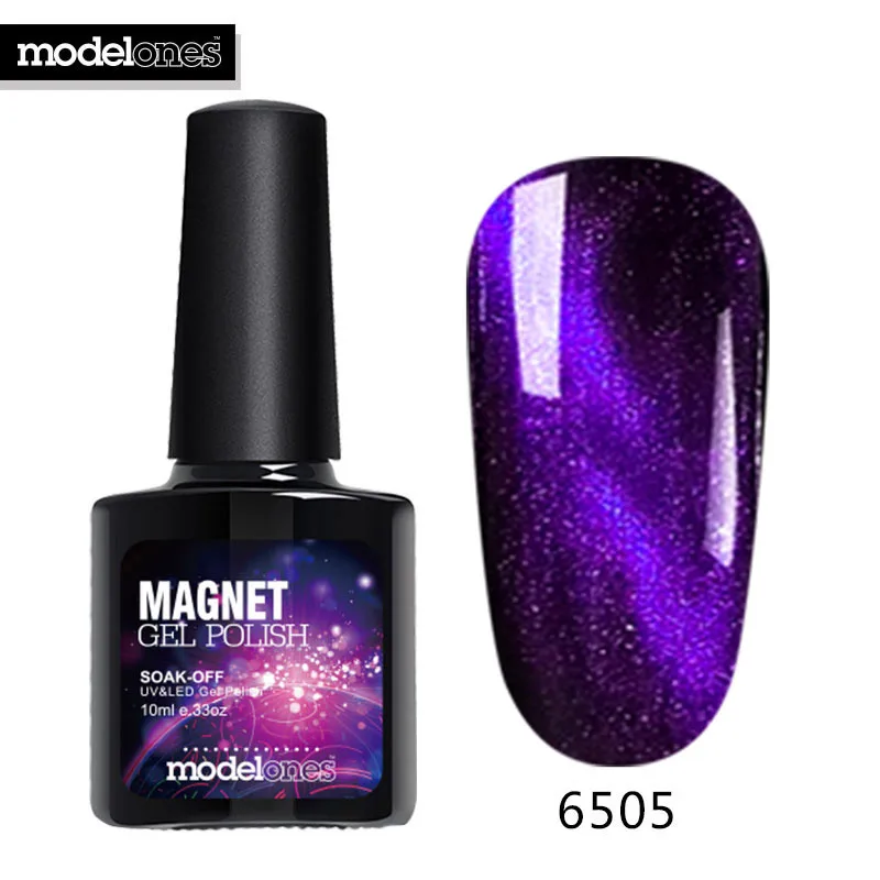 

Modelones 3D Diamond Magnetic Top Coat UV Gel Polish Nail Art Cat Eyes Effect Top Coat Long Lasting Chameleon Magnet UV Nail Gel