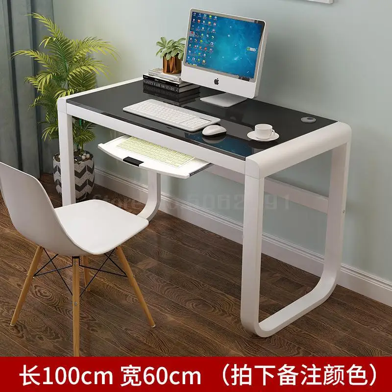 Компьютеризированный настольный, бытовой закаленный стеклянный стол и стул простая современная, для учебы, настольная, экономичная и простой стол - Цвет: Same as picture 11