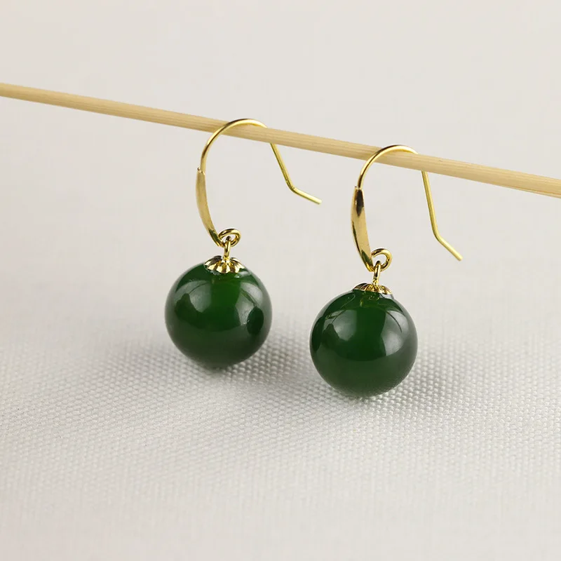Fashionable Lady Precious Natural Color And 18 Carat Gold Earrings Fashionable Lady Precious Natural Color And 18 Carat Gold Earrings Tian Biyu New Starting Free Shipping In From Jewelry Accessories On