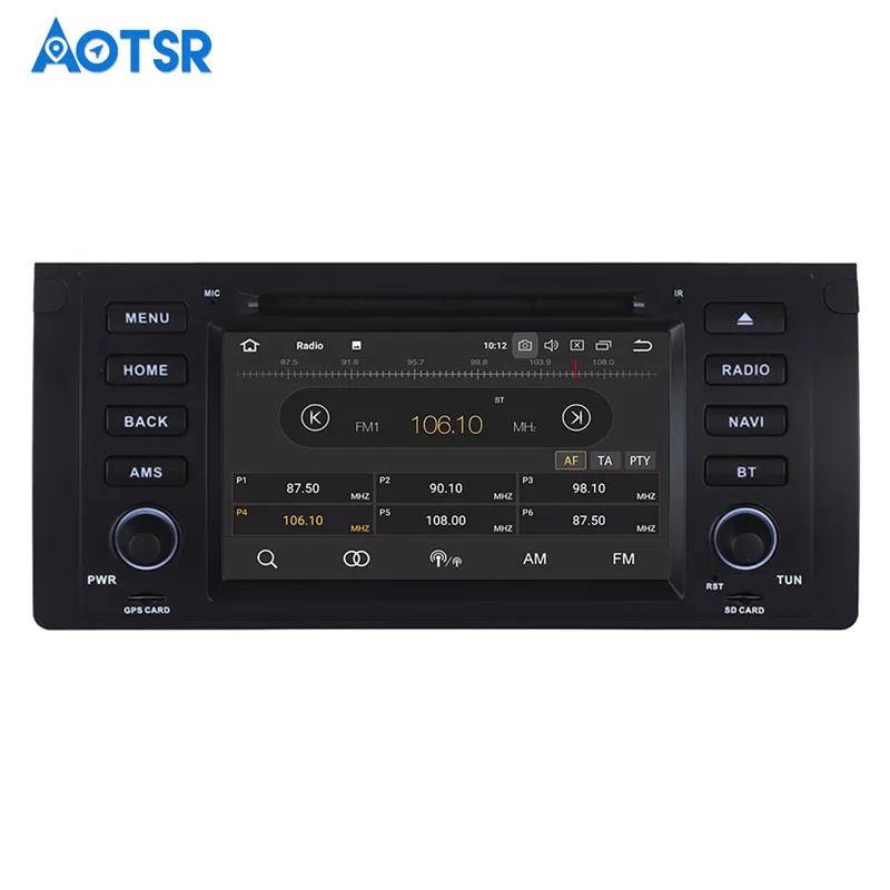 Perfect 1 din Android 8.0 Car Multimedia for BMW E39 E53 X5 Radio 2001 2002 2003 with Car DVD Player GPS Navi 10