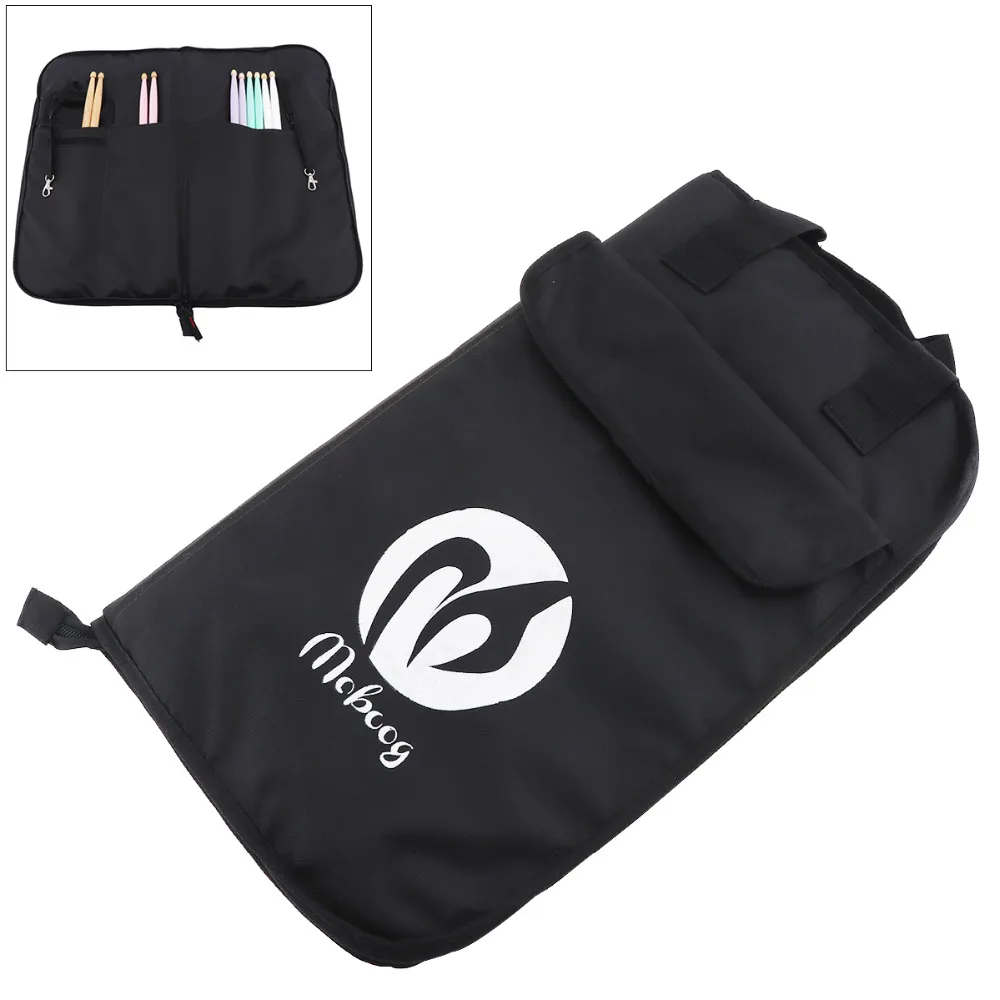 

Drumstick Backpack Bag Jazz Drum Stick Music Book Black Canvas Storage Large Capacity Handbag
