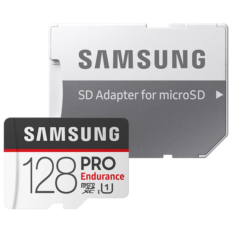 SAMSUNG PRO Endurance Micro SD карты 128 ГБ 16 ГБ, 32 ГБ, Class10 SDHC/SDXC UHS-1-карта памяти, мicro SD, TF карта 100 МБ/с. с адаптером селфи-Стик - Емкость: MW-128GB with Ad