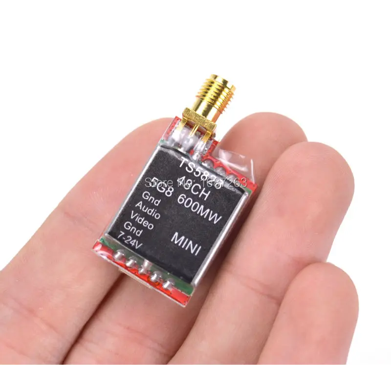 FPV TS5828 5.8GHz 600mW 48CH Mini Wireless A/V Transmitting TX Module for 5.8G Receiver for gopro FPV Quadcopter