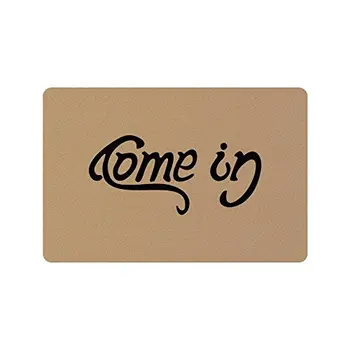 

Funny Custom Go away come in Mat Doormat Indoor & Outdoor (23.6 X 15.7 Inch)