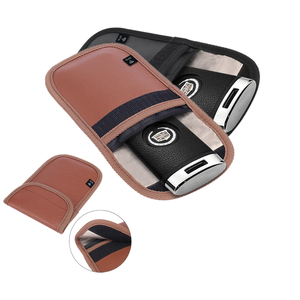 shielded rfid blocking pouch