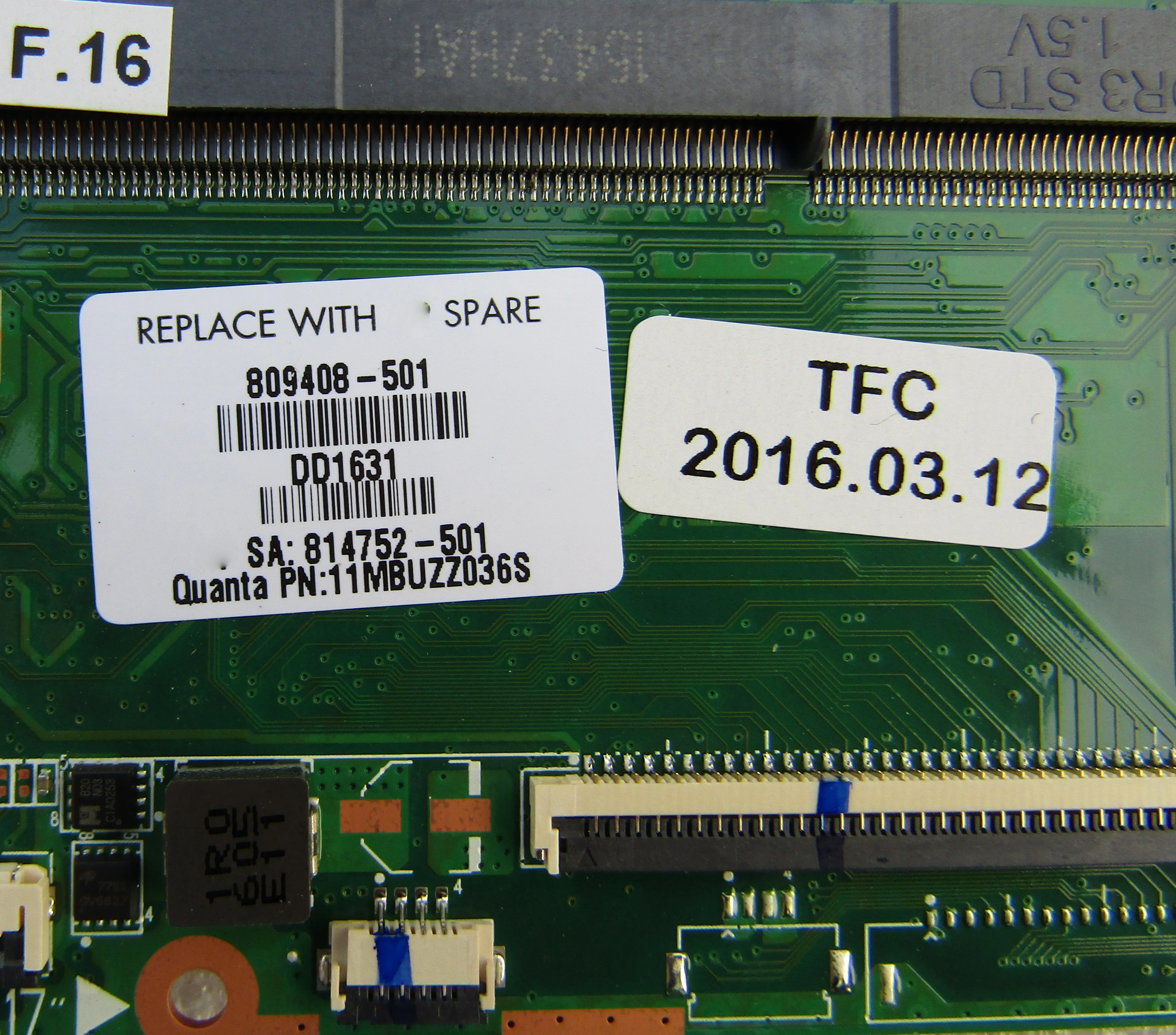 809408 501 001 материнская плата для ноутбука HP 15 AB 15Z R7M360 2 гб A10 8700P da0x21mb0 6d0|motherboard for