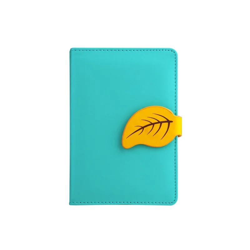 

PU Leather Cover Planner Notebook Leaf Diary Book Exercise Composition Binding Note Notepad Gift Stationery