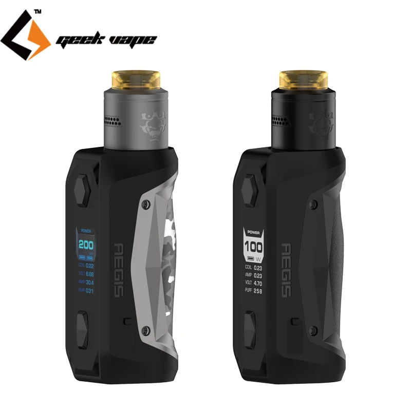 Оригинальный набор GeekVape Aegis Solo Tengu электронная сигарета 100 Вт боксмод вейп RDA