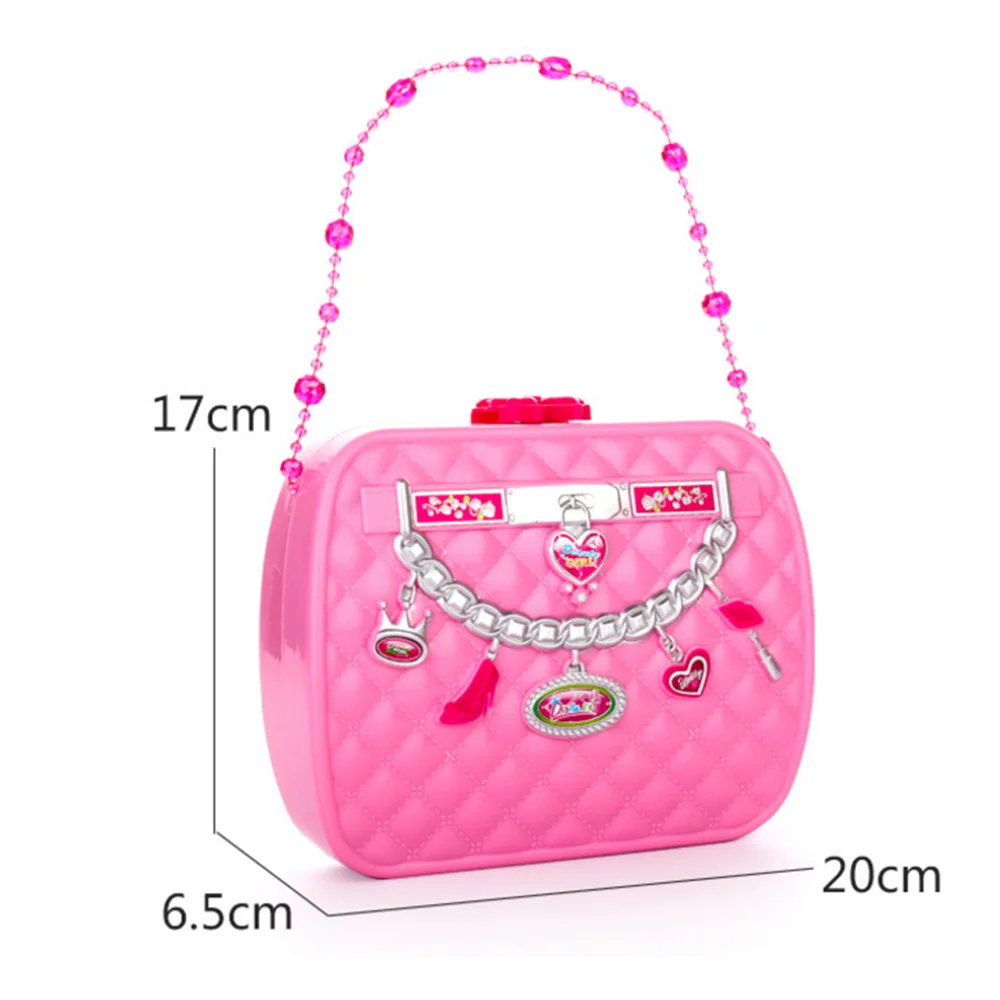 Kids Pretend Play Makeup Toys Set Girls Lipstick Nail Polish Toys Kits Real Washable Princess Cosmetic Set Girls Kitchen Kits