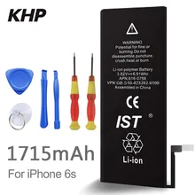 2017 Nouveau 100% D’origine KHP Téléphone Batterie Pour iphone 6s Capacité réelle 1715 mAh Avec Machine Outils Kit Mobile Batteries 0 Cycle