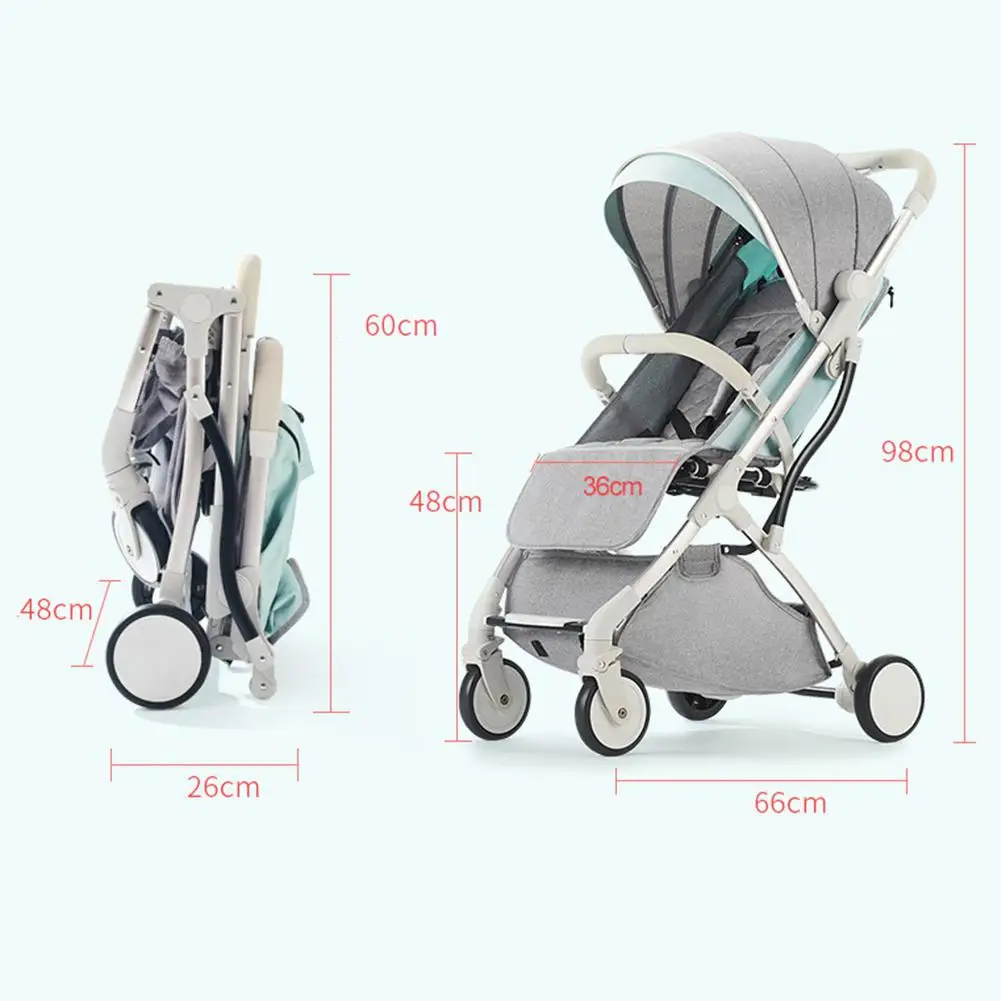 Kidlove Portable Mini Folding Umbrella Shape Outdoor Lying Sitting Stroller for Kids Baby Infant