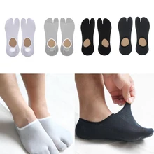 1 пара мужской Разделение 2 носком шлепанцы носки Таби Носки Для мужчин спортивные короткие носки до щиколотки таби ниндзя носки Geta