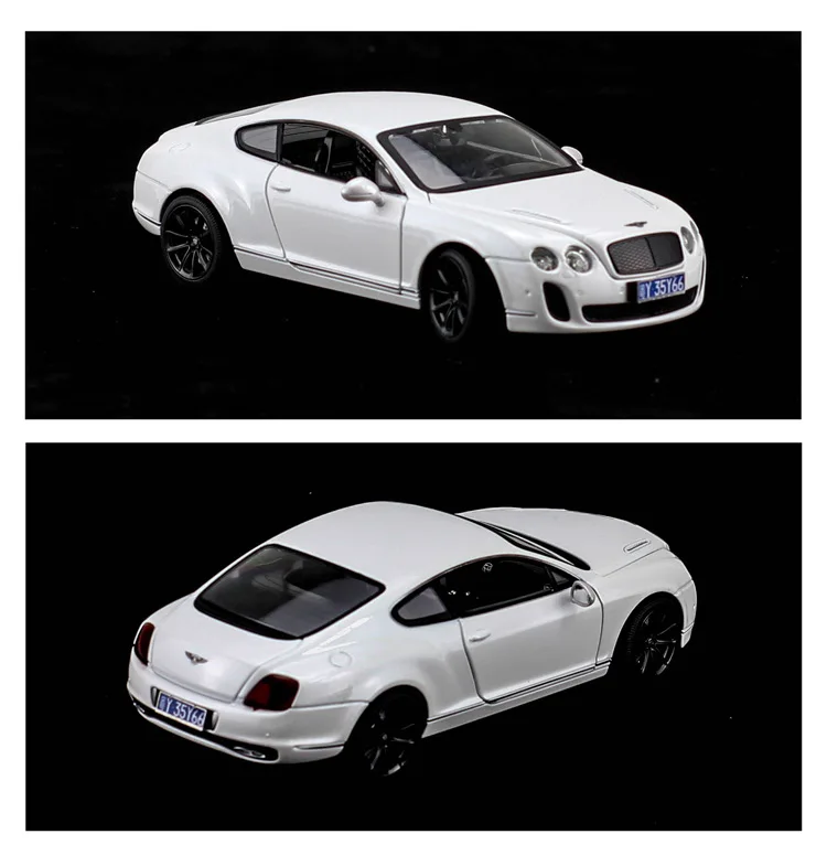 Имитация 1:24 сплава bentley Континентальный GT ISR супер спортивные Diecasts& игрушечные транспортные средства модель автомобиля коллекция автомобиля игрушки для детей подарок