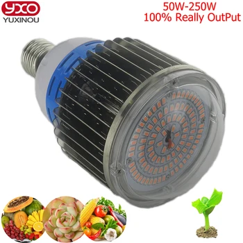 

1pcs 50w 100w 150w 200w led grow lights e27 e40 full spectrum led grow bulb for Greenhouse Flowering plants Hydroponics Systerms