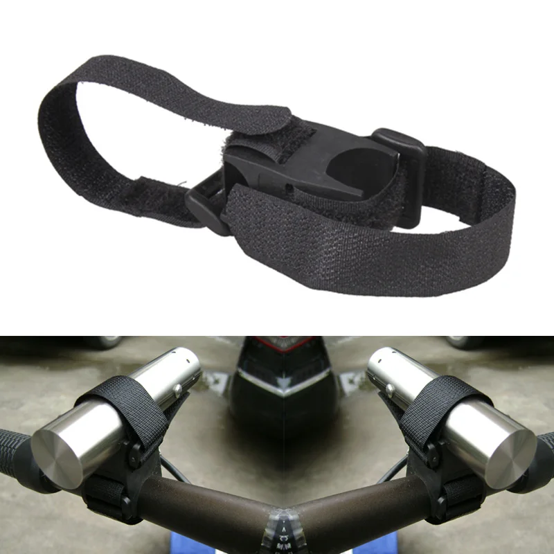 

Bicycle Flashlight Clip Holder Torch Light Mount Base with Adhesive Strap ASD88