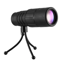 Монокуляр 10X40 мощный бинокль высокого качества Телескоп оптический Двойной фокус Охота Зрительная труба для пешего туризма охотничья оптика