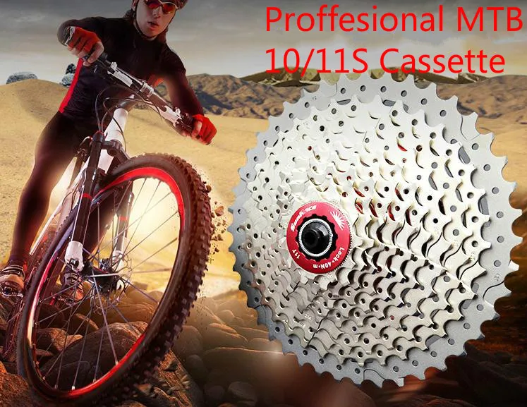 Kalosse MTB Аксессуары сплав 30/33 шестерни кассета 10/11 Скорость MTB свободного хода 11-42/46 T велосипедная кассета 2,2