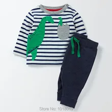 New 2017 Brand Quality 100 Terry Cotton Baby Boys Clothes Sets Children Clothing Suits Long Sleeve