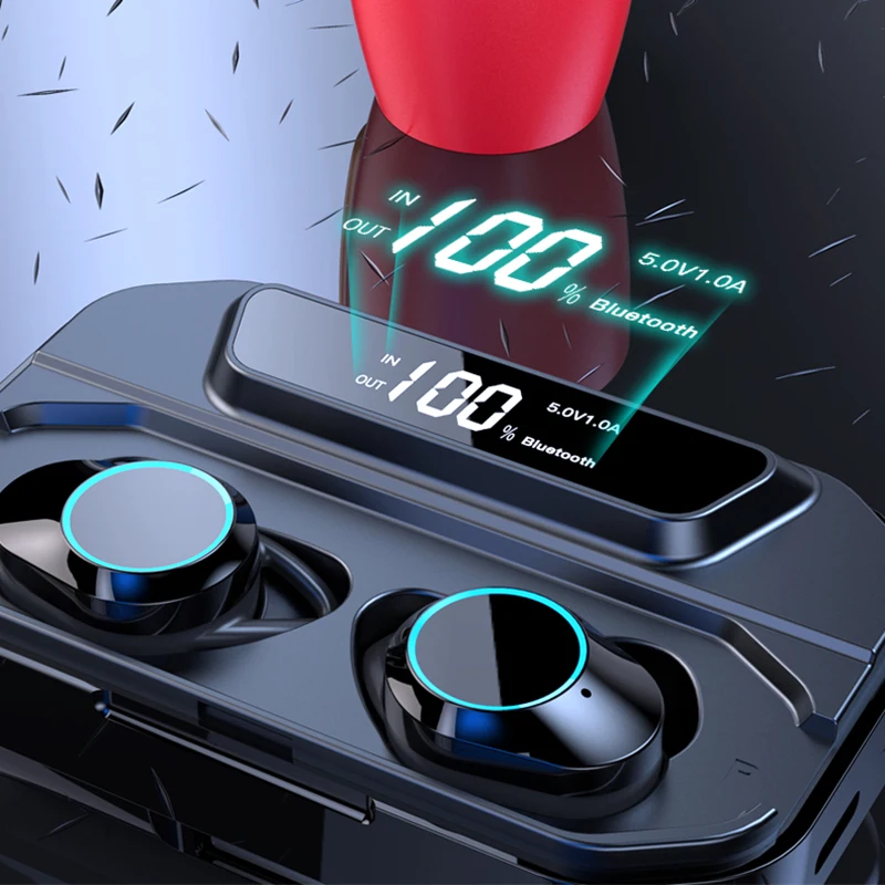 Arlado G02 TWS bluetooth наушники беспроводные с тяжелыми басами стерео гарнитура