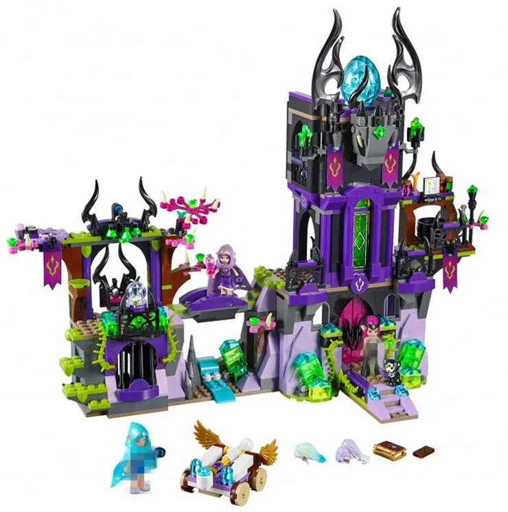 

10551 Friend Elves Ragana's Magic Shadow Castle Model Building Kit Blocks Girl DIY Toys gift For Children compatible 41180