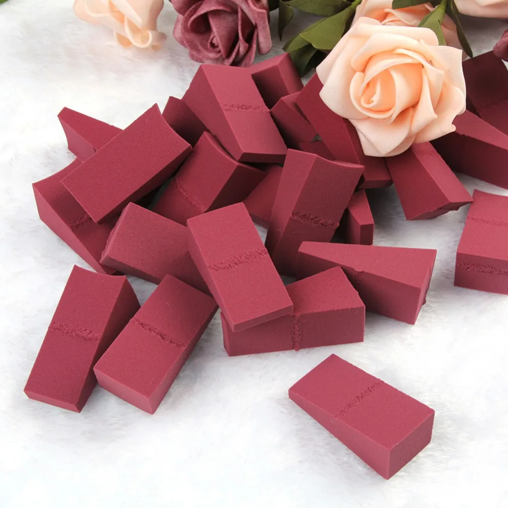 

24Pcs Triangle Makeup Sponge Puffs Foundation Base Powder Liquid Cream Face Cosmetic Blooming Smooth Beauty Puff #288162