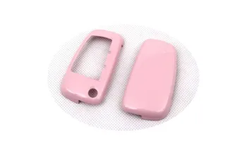 

Gloss PINK Remote Flip Key Cover Case Skin Shell Cap Fob Protection Hull S Line for Audi A3 A4 A6 Q5 Q7 TT R8