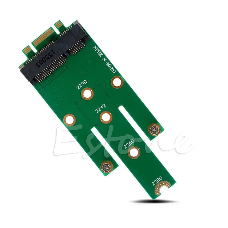 MSATA Mini PCI-E 3,0 SSD к NGFF M.2 B Ключ SATA Интерфейс адаптера Лидер продаж