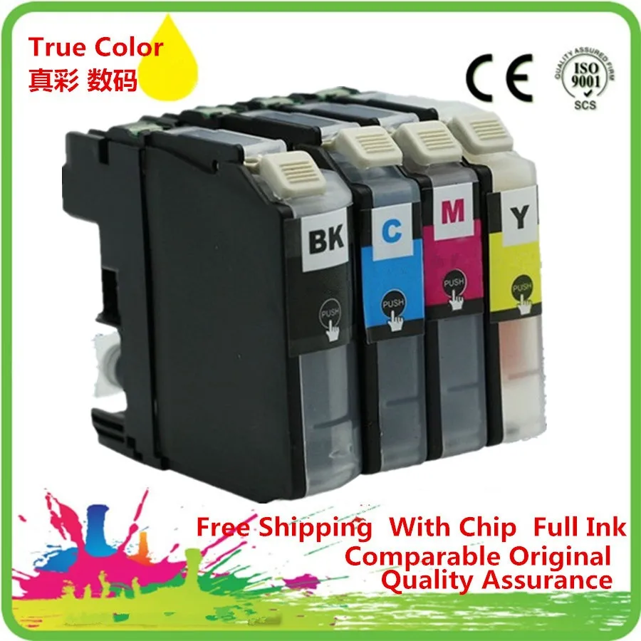 Запасные чернильные картриджи LC223BK LC223 LC 223 LC1223XL для Brother MFC J4420DW J4620DW J4625DW J5320DW J5620DW