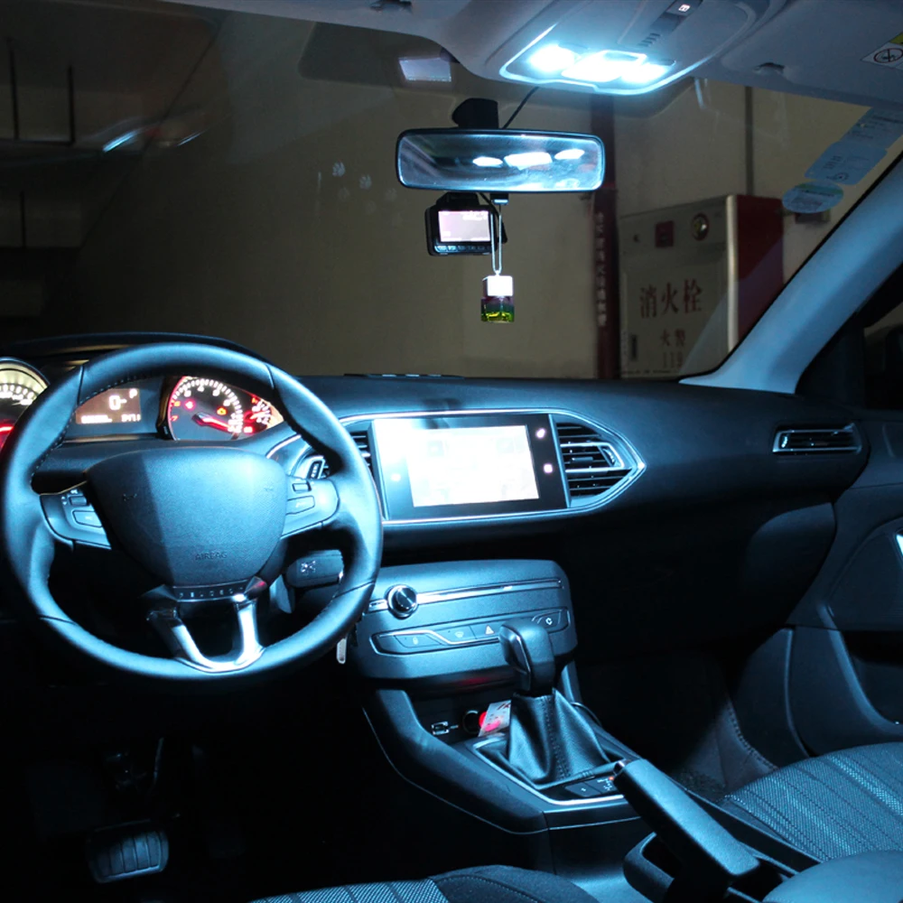 

Super Bright Led Interior Reading Light Lamp Interior Light For PEUGEOT 206 308 3008 408 508 for CITROEN C5