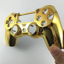 PS4 Хромированная передняя крышка Топ корпус пользовательский модульный контроллер геймпад джойстик ручка ручной хвостовик ручка для PS4 V1